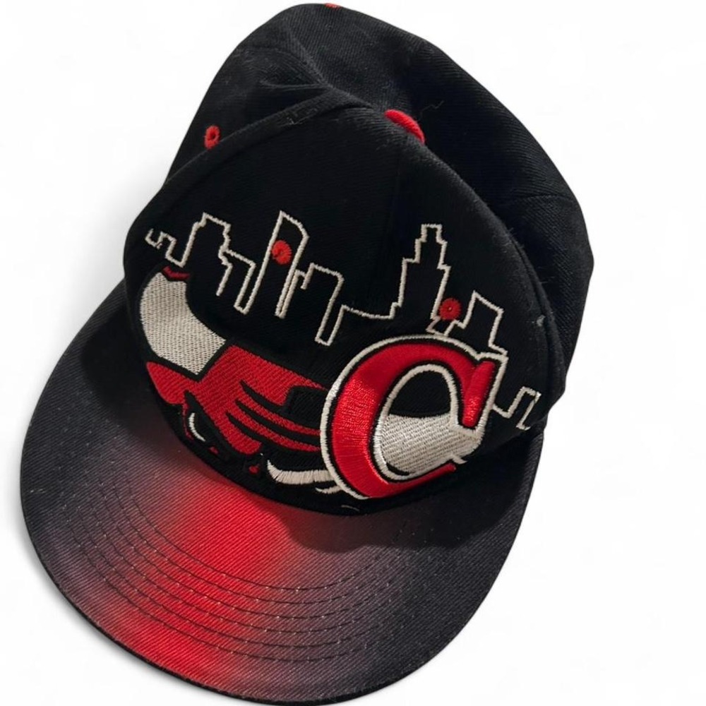 Vintage flat bill Chicago bulls SnapBack hat‎ OSFM